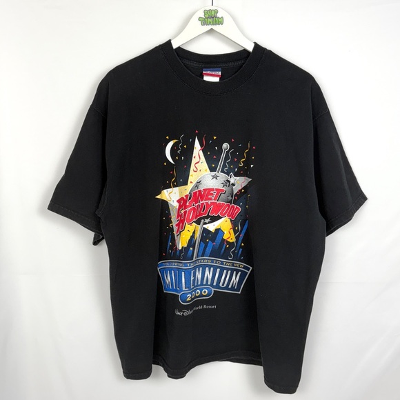 Vintage Other - Vintage 2000 Planet Hollywood Disney T-Shirt